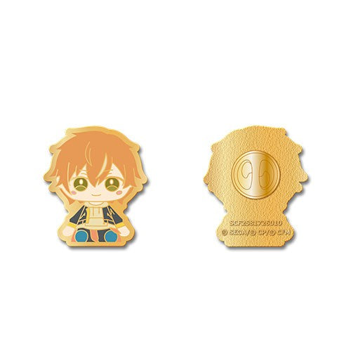 Project Sekai My Sekai Akito Shinonome pin badge, front view