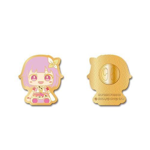Project Sekai My Sekai Emu Otori pin badge, front view