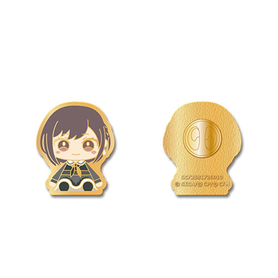 Project Sekai My Sekai Ena Shinonome pin badge, front view