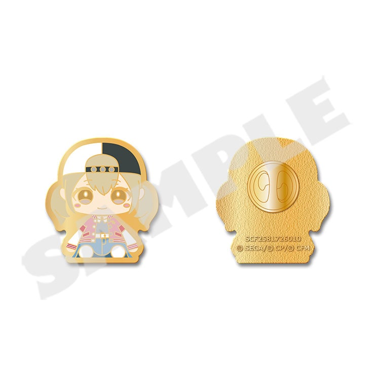 Project Sekai My Sekai Kohane Azusawa pin badge, front and back views