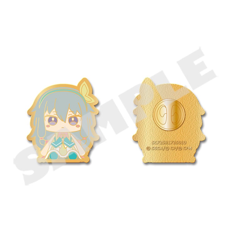 Project Sekai My Sekai Nene Kusanagi pin badge, front and back views