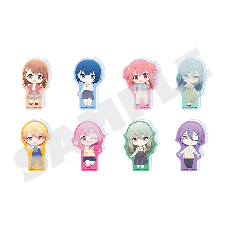 Project Sekai MySekai character acrylic figures C - all 8 designs