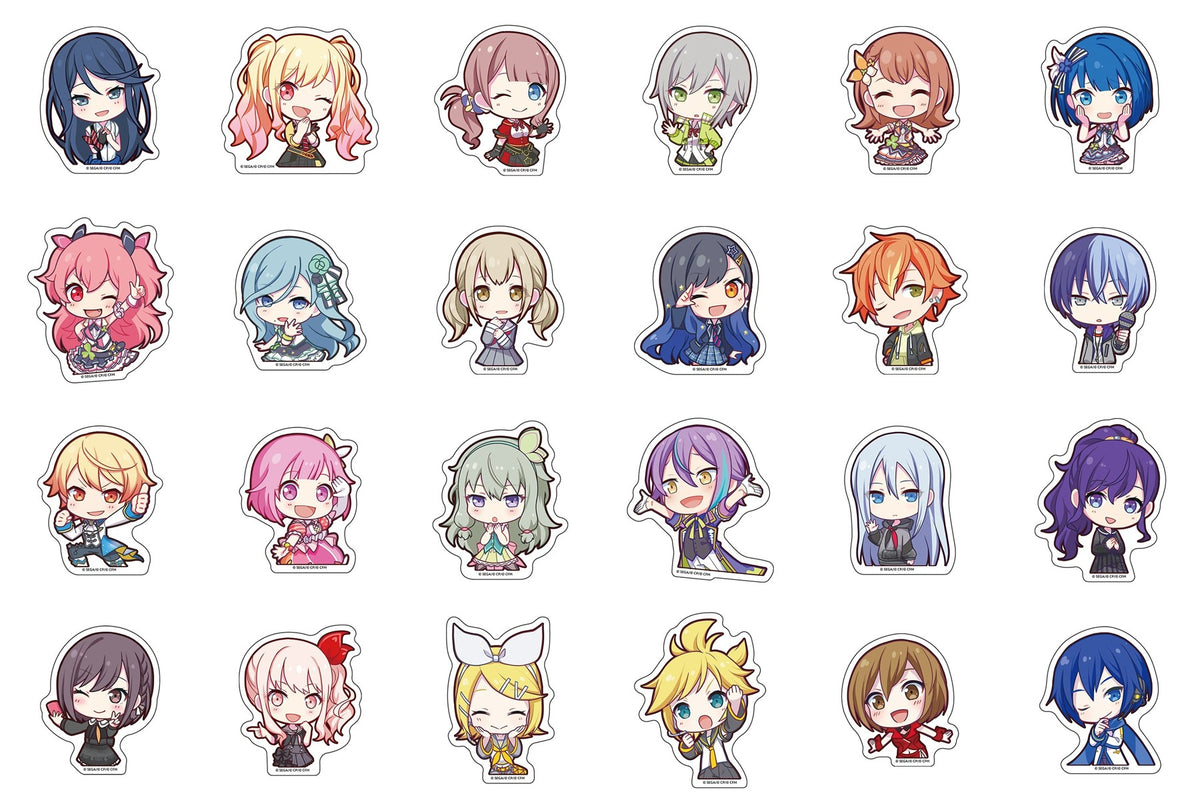 Project Sekai Character Stamp Stickers — Set of 24 listed characters