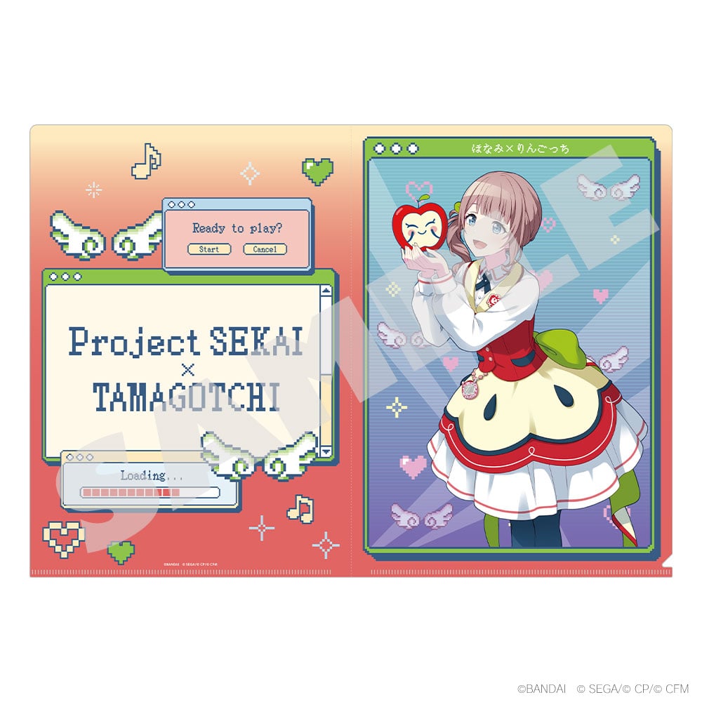 Project Sekai × Tamagotchi - A4 Clear Files - Honami Mochizuki × Ringotchi