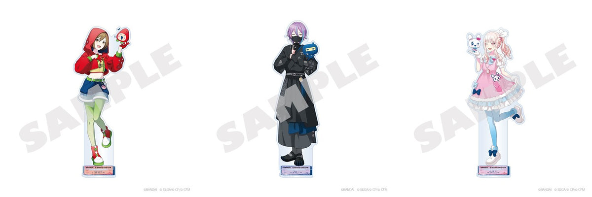 Project Sekai × Tamagotchi - Character Acrylic Stands - complete set of 3 listed models