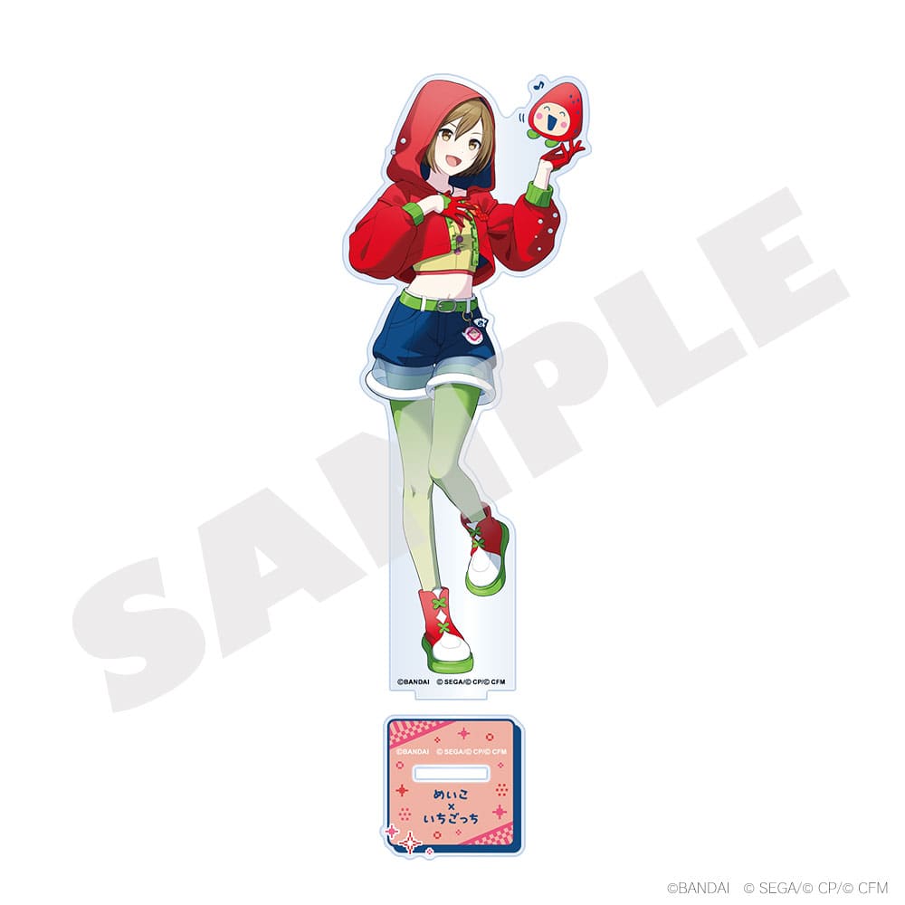 Project Sekai × Tamagotchi - Character Acrylic Stands - MEIKO × Ichigotchi, stand and base details