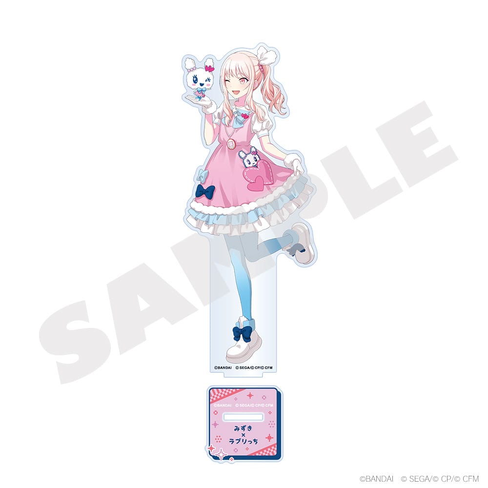 Project Sekai × Tamagotchi - Character Acrylic Stands - Mizuki Akiyama × Lovelitchi, stand and base details