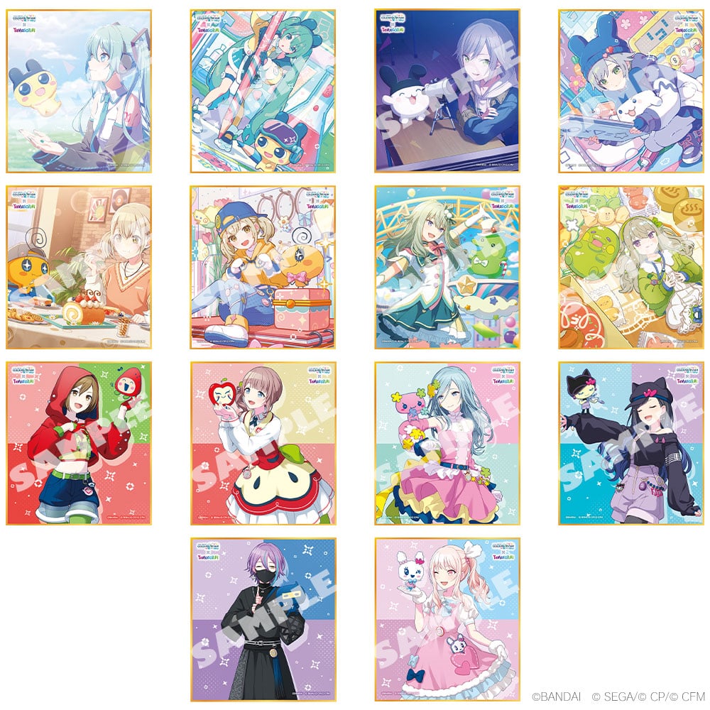 Project Sekai Tamagotchi Collaboration mini shikishi, official collection image 1
