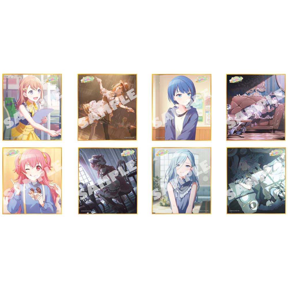 Project Sekai Vol.61B All ways Jump! with you mini shikishi, all 8 possible designs