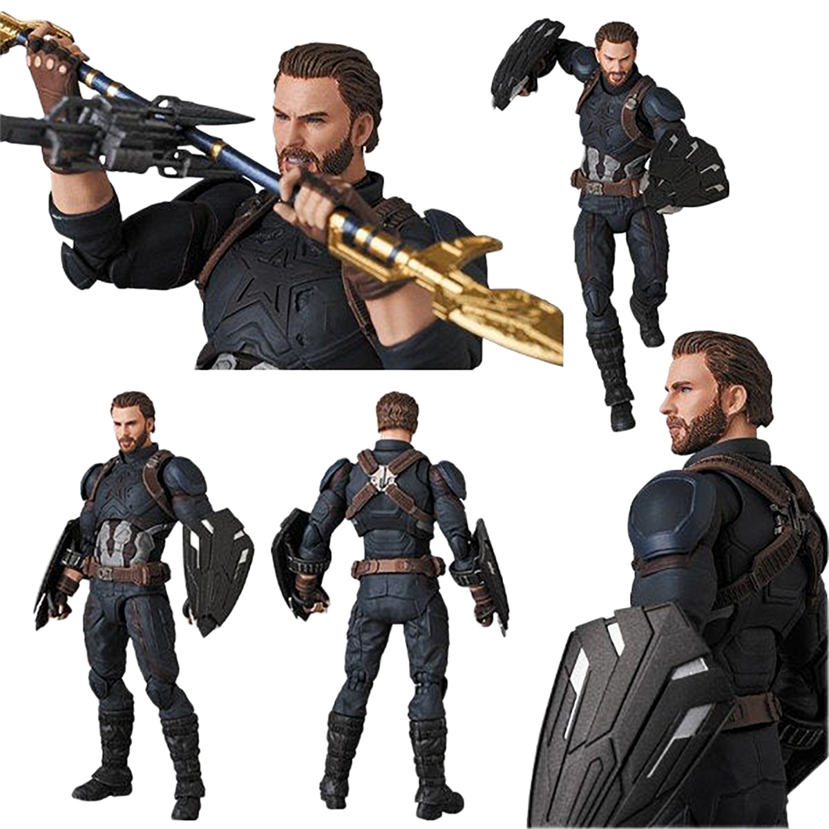 MAFEX No.122 - CAPTAIN AMERICA (INFINITY WAR Ver.)