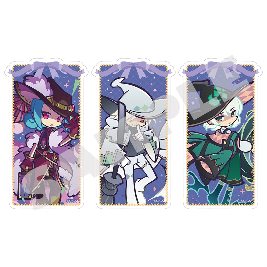 Puyo Puyo anniversary stickers — Set C