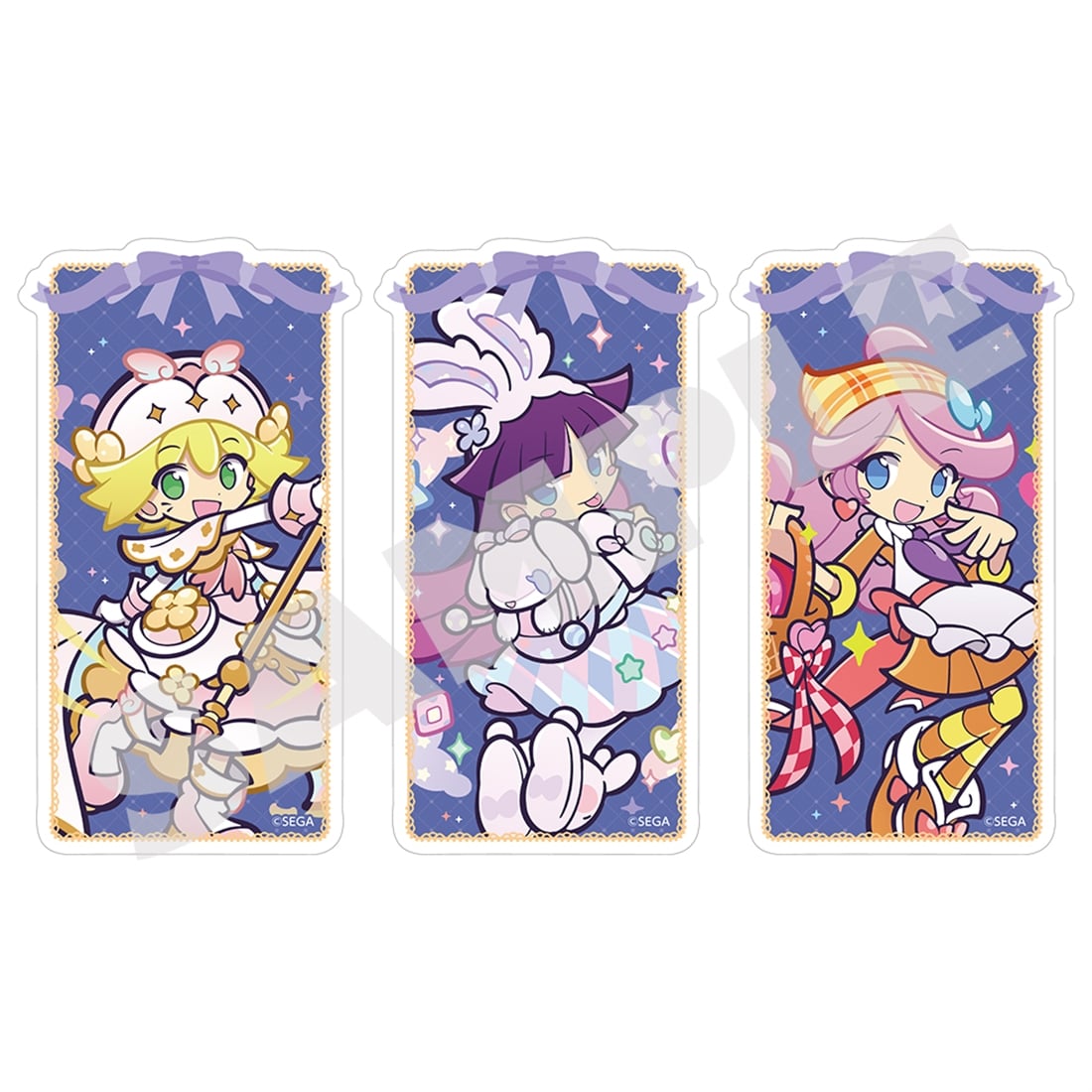 Puyo Puyo anniversary stickers — Set D