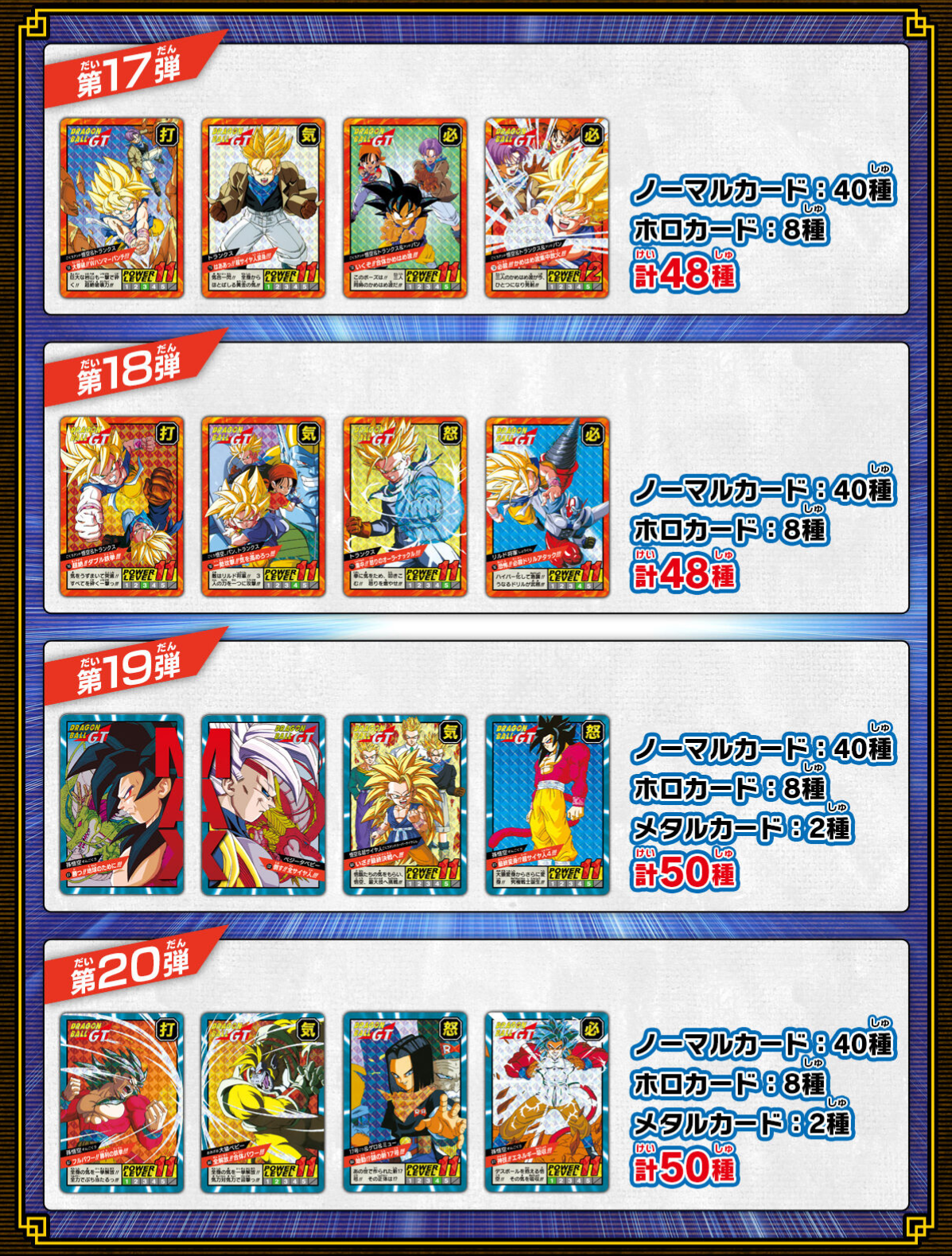 DRAGON BALL CARDASS SUPER BATTLE PREMIUM SET VOL.5