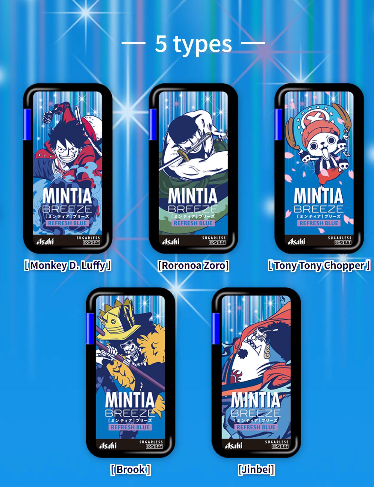 MINTIA BREEZE X ONE PIECE - REFRESH BLUE - 1 Pcs