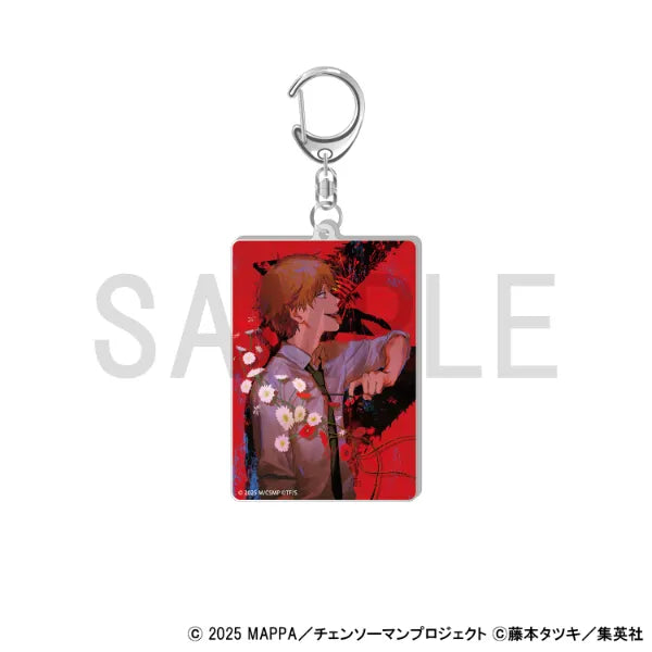 Acrylic Keychain Newly Drawn Illustration Denji