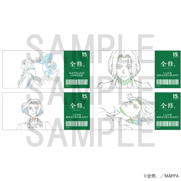 Original Artwork Blind Ticket-Style Clear Card
