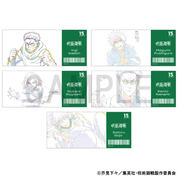 Original Artwork Blind Ticket-Style Clear Card - Shibuya Incident