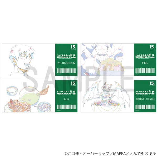 Original Artwork Blind Ticket-Style Clear Card