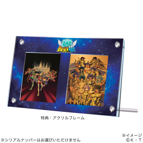 Saint Seiya TV Anime 40th Anniversary K24 Pure Gold Card - set