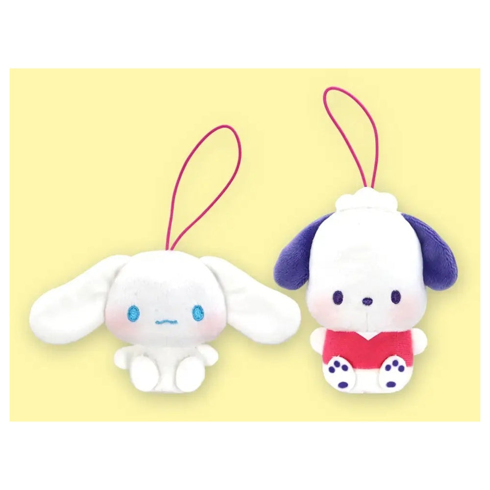 Sanrio Characters Punikyukyu - Flat Pair Mascots - Cinnamoroll & Pochacco