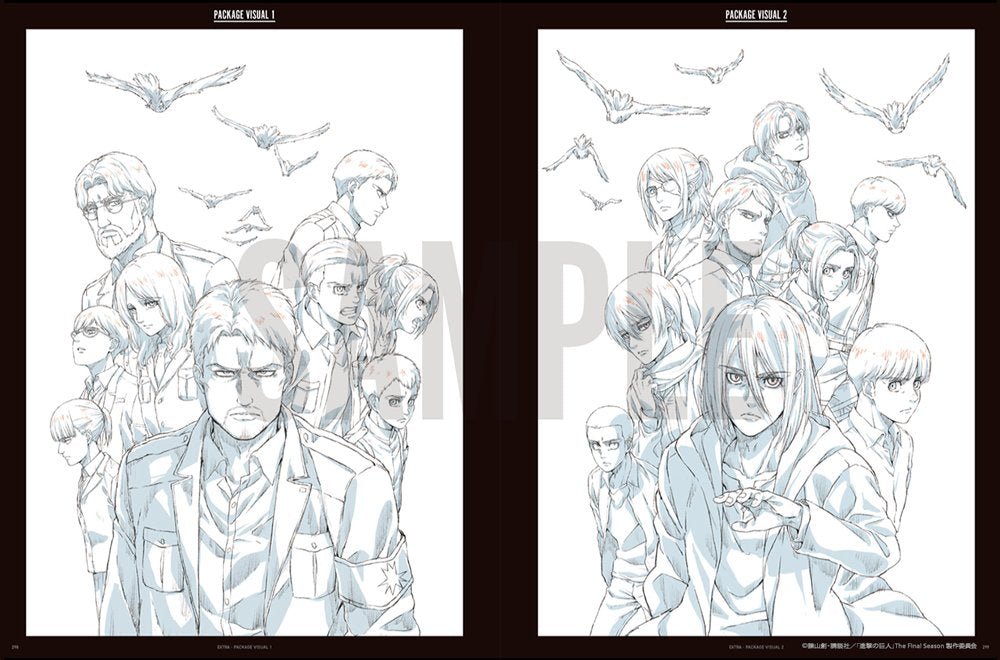 SHINGEKI NO KYOJIN (ATTACK ON TITAN) - THE FINAL SEASON PART 1 - KEY ANIMATION BOOK