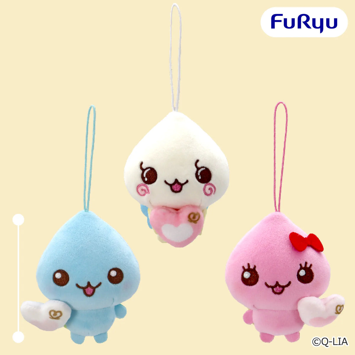 Shizuku-chan Mashumarumu - Heart Mascots complete set of 3 designs