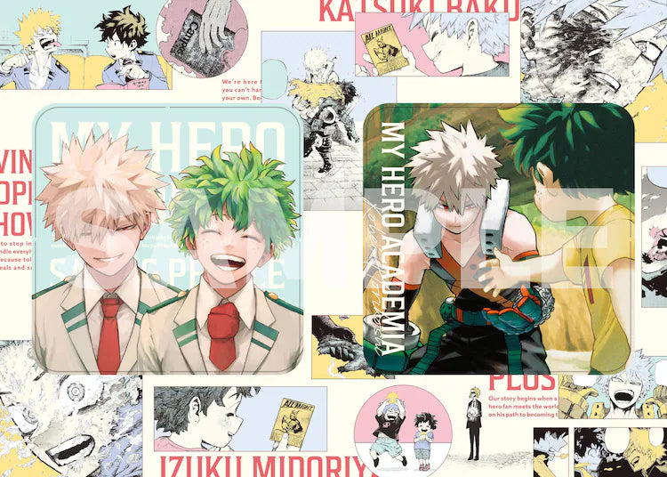 JUMP GIGA SPRING 2024 MY HERO ACADEMIA + COASTER + CLEAR FILE + STICKERS MHA + POSTER