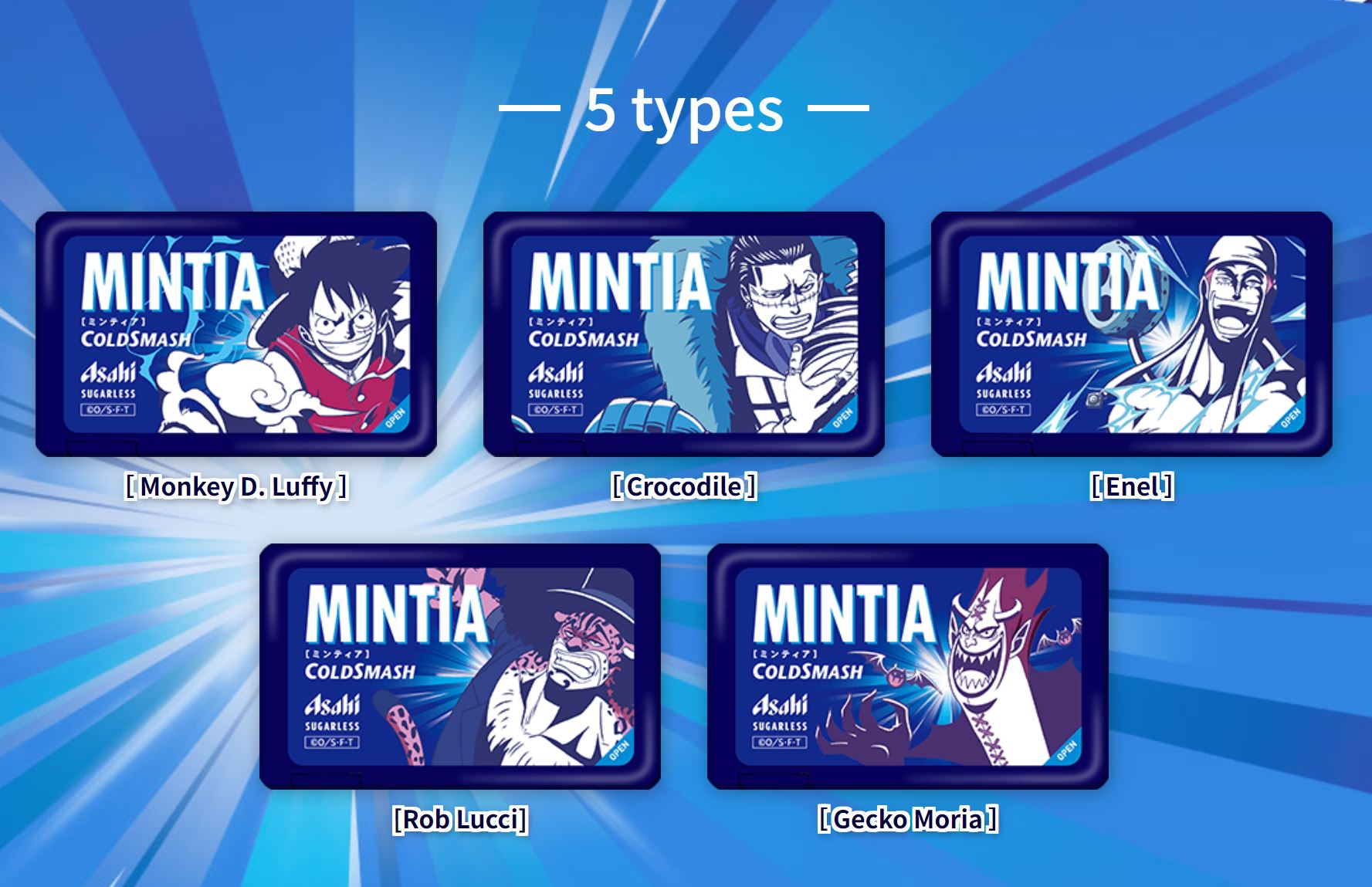 MINTIA X ONE PIECE - COLD SMASH - 1 Pcs