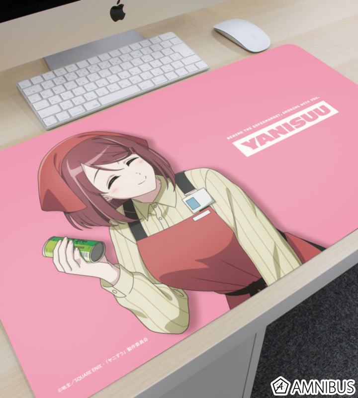 Yamada Multi Desk Mat - official product view 2 - Smoking Behind the Supermarket with You