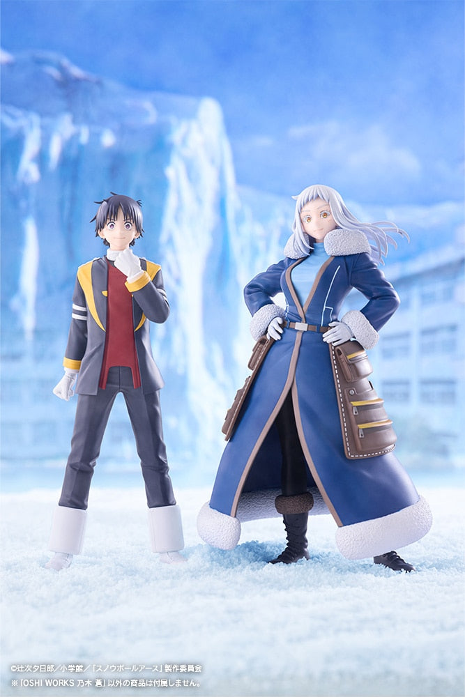 Nogi Ao from Snowball Earth Oshi Works figure, official gallery view 5. Other characters shown are sold separately.