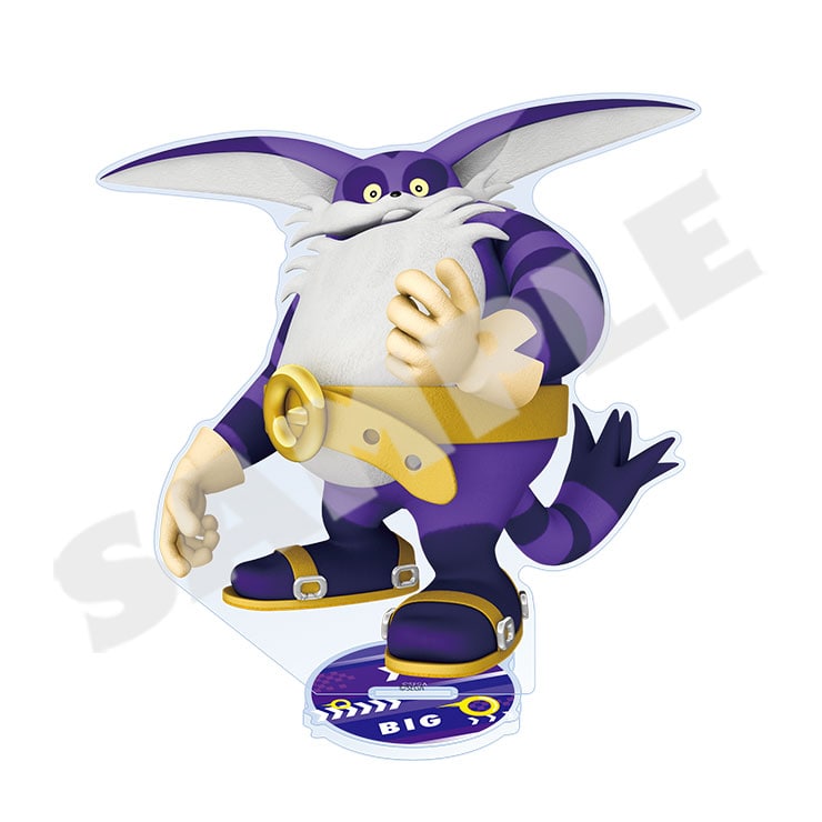 Sonic the Hedgehog acrylic stand - Big with character base