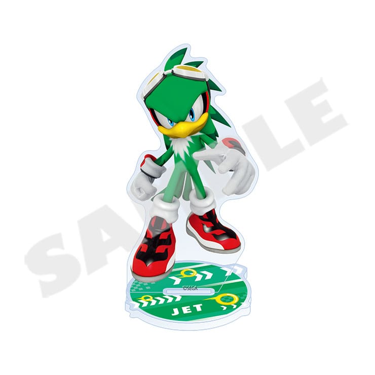 Sonic the Hedgehog acrylic stand - Jet with character base
