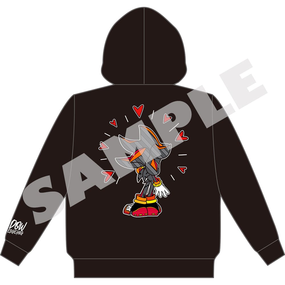 Sonic x Britto Shadow hoodie back artwork