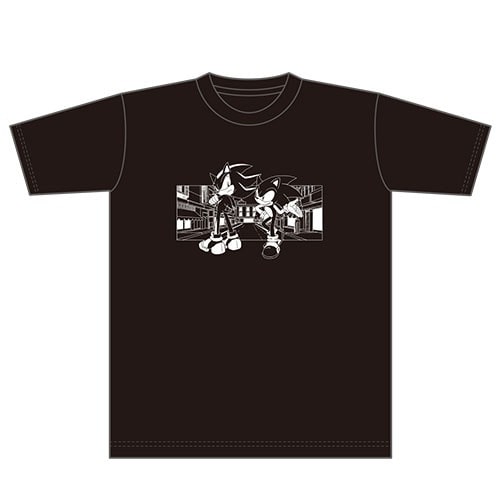 Sonic Wallpaper Cover Story tshirts - Sonic & Shadow front