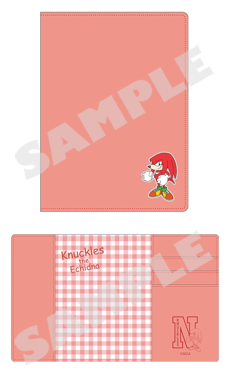 Sonic Home Series - Passport Cases (3 Types) - Knuckles interior and details