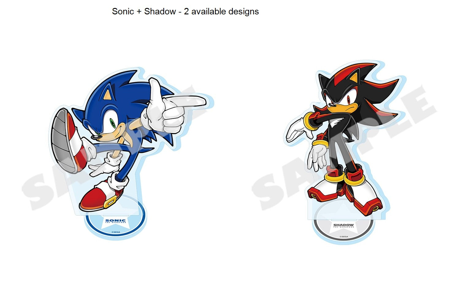 Sonic the Hedgehog - Basic Series Acrylic Stands (Sonic & Shadow