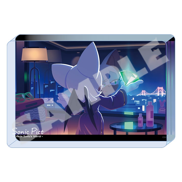 Sonic Pict 2023 April Rouge acrylic block