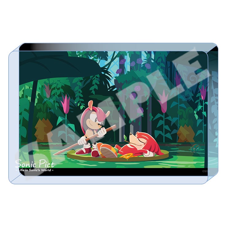 Sonic Pict 2023 May Knuckles and friends acrylic block