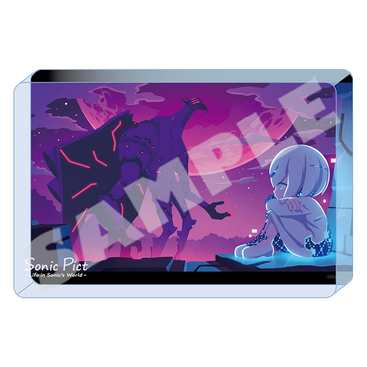 Sonic Pict 2023 September Sage acrylic block