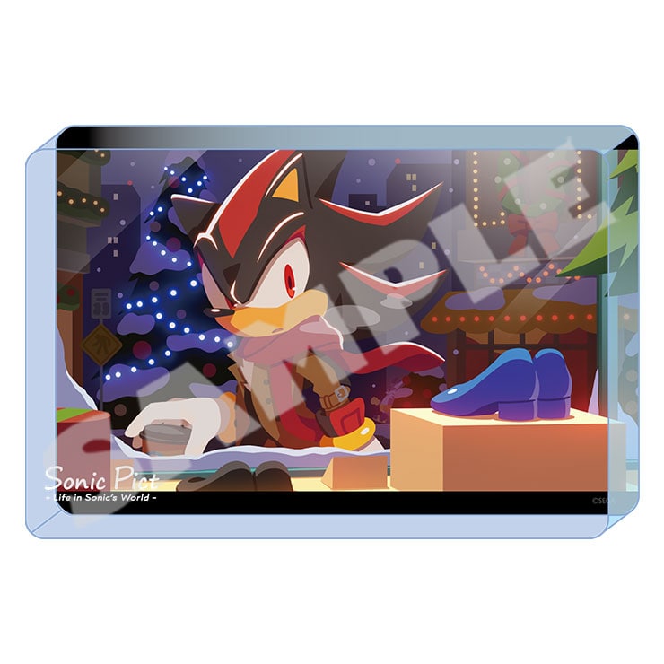 Sonic Pict 2023 December Shadow acrylic block