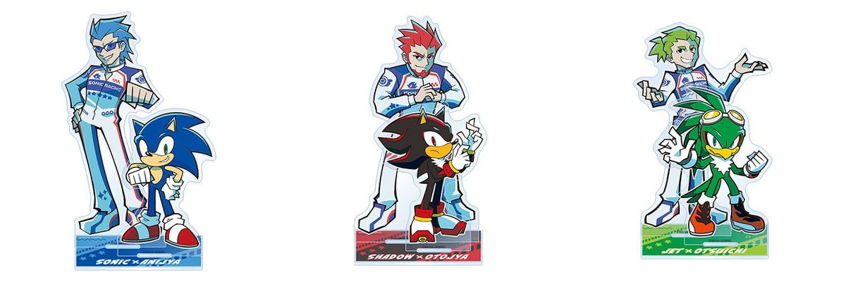 Sonic Racing CrossWorlds 2BRO x Sonic acrylic stands set