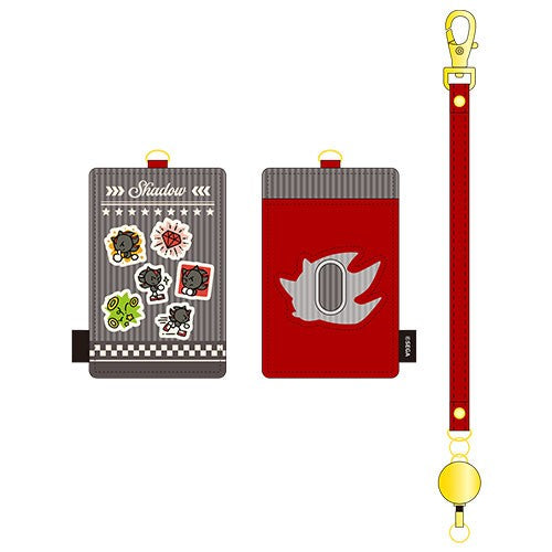 Sonic Racing CrossWorlds Shadow IC card case and retractable strap overview