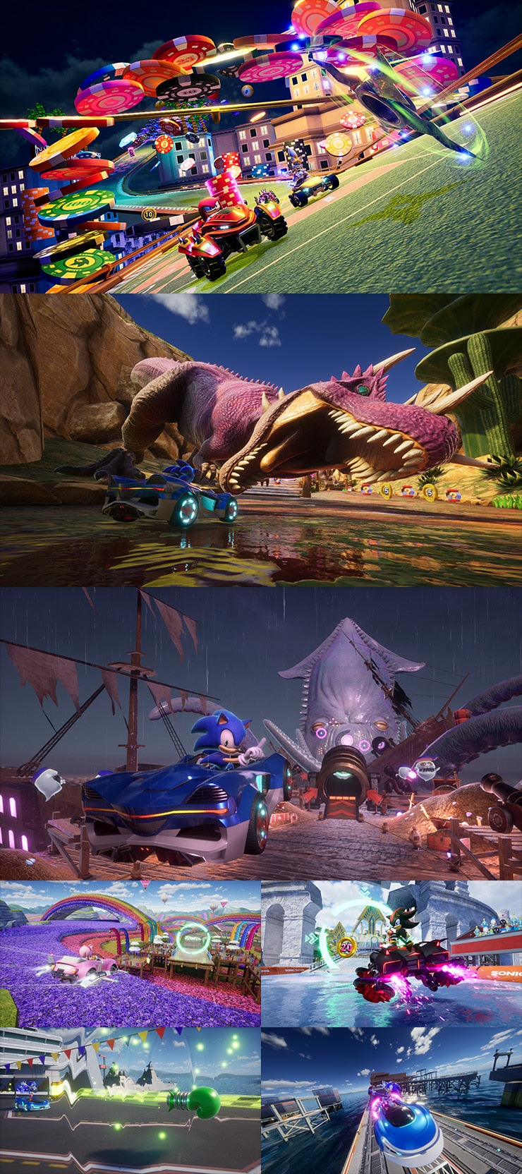 Sonic Racing: CrossWorlds - PS4 (Japanese Physical Edition) — official gameplay images