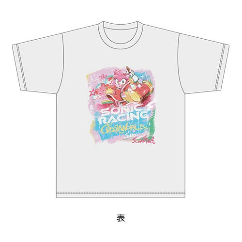 Sonic Racing CrossWorlds Street Art T-shirt Amy front view