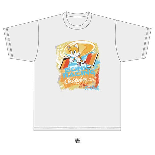 Sonic Racing CrossWorlds Street Art T-shirt Tails front view