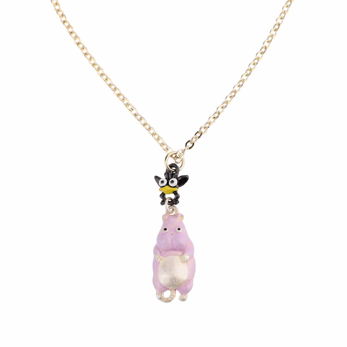 Spirited Away Boh Mouse and Fly-Bird Necklace - official view 4