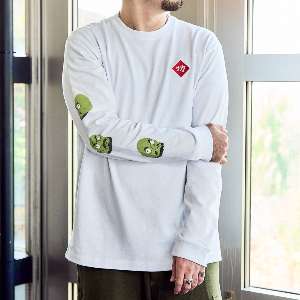 Spirited Away GBL Kashira Long-Sleeve T-Shirt - official view 1