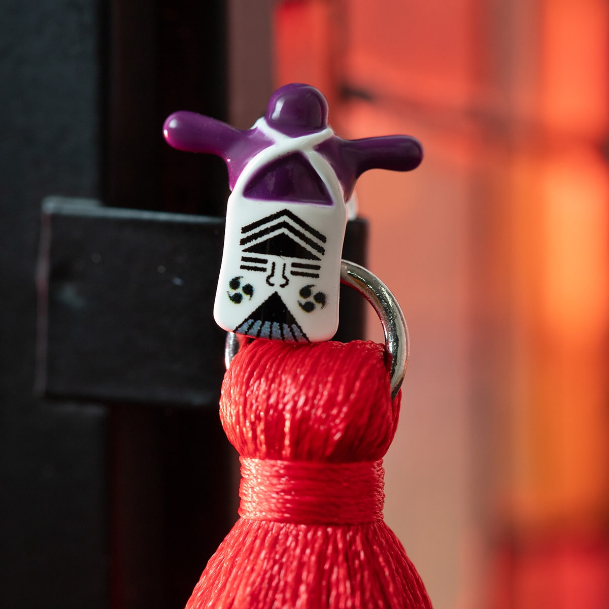 Spirited Away Kasuga-sama Tassel Earrings (2 Types) - Pierced Pair - official view 3