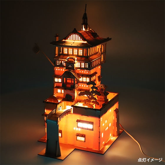 Spirited Away ki-gu-mi Wooden Model - Aburaya Bathhouse - official view 10