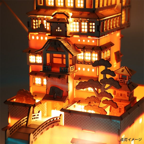 Spirited Away ki-gu-mi Wooden Model - Aburaya Bathhouse - official view 11